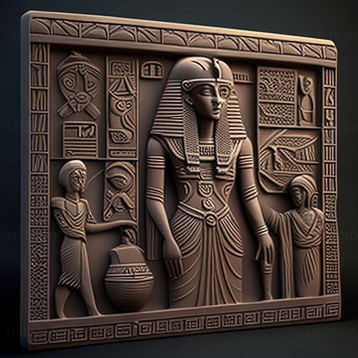 3D модель Древний Египет (STL)